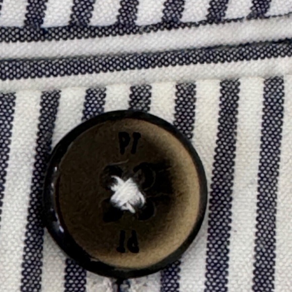 PT Torino seersucker cotton pants blue white Size 42 Euro 58 - Picture 3 of 6